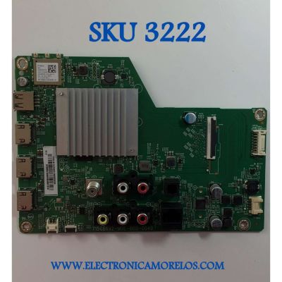 MAIN PARA TV VIZIO SMARTCAST 4K HDR / NUMERO DE PARTE XLCB02K040 / 756TXLCB02K040 / 715GB692-M0E-B00-004D / (X)XLCB02K040000X / PANEL TPT500WR-PV5D.Q REV:S14M / DISPLAY CC500PV5D VER.14 / MODELO V505-J01 LTYUE8LX